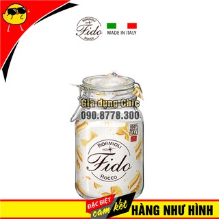 [Hỏa tốc] Hũ thủy tinh nắp cài FIDO khóa kim loại - Bormioli Rocco - 2000ml @149240