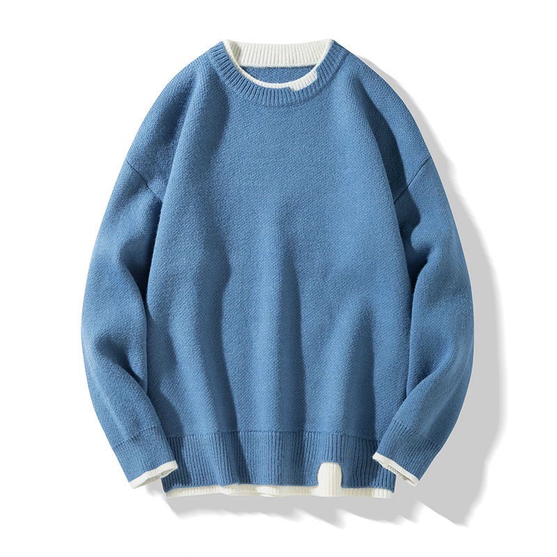 Áo len nam cổ tròn mẫu mới phong cách Hàn Quốc trẻ trung năng động -  Áo len nam JUST MEN