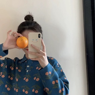 ORDER Áo len Polo ulzzang, áo len Cherry 🍒