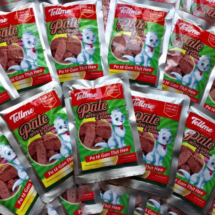 TT12 BMB1 Pate cho mèo Tellme 130g Gan giết mổ heo - Cutepets 4 TT12