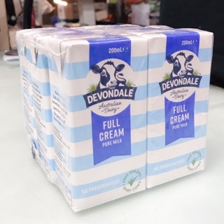 Sữa Devondale nguyên kem 200ml lốc 6 hộp