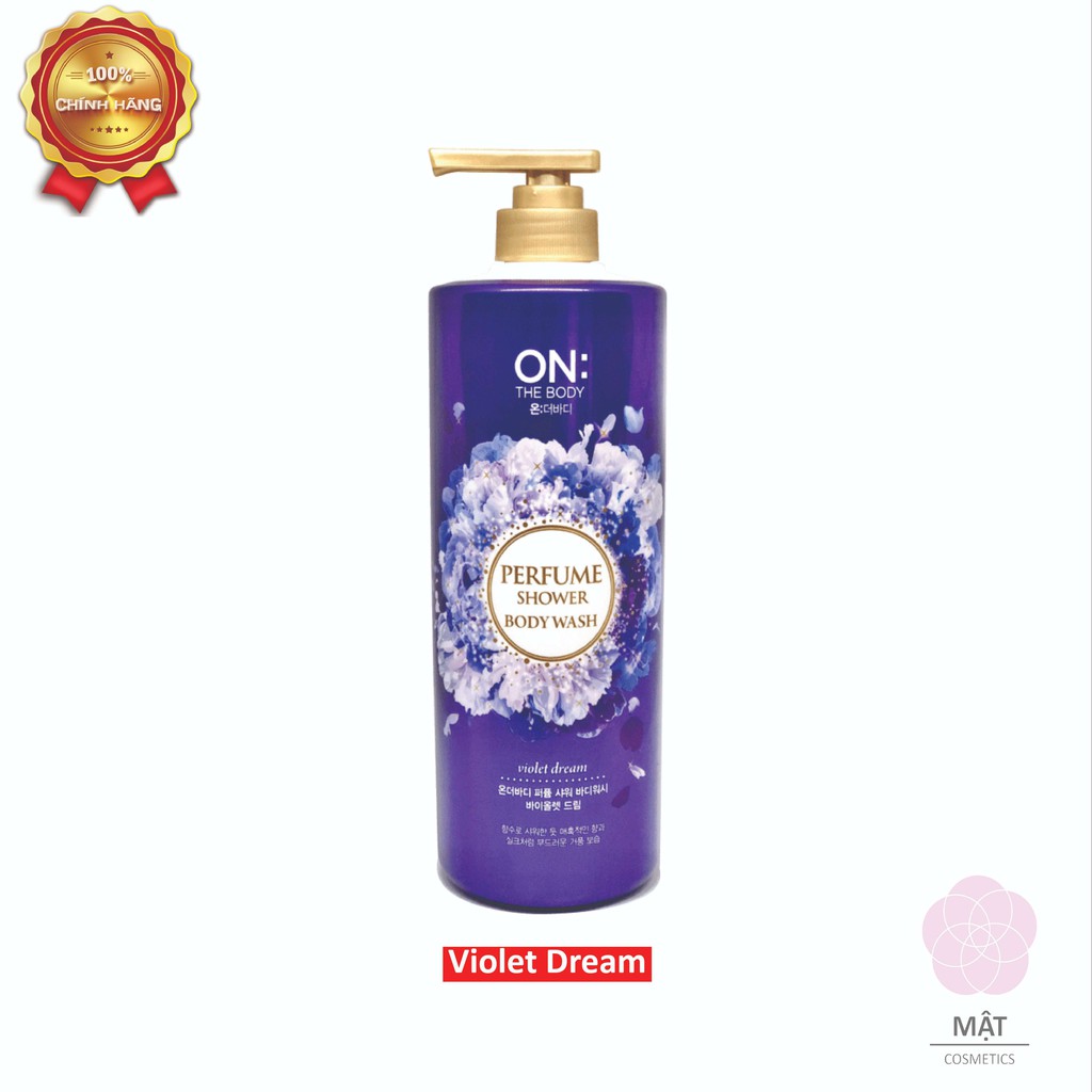 Sữa tắm nước hoa On The Body Perfume hương Classic Pink Violet Dream White Pearl 1000g | BigBuy360 - bigbuy360.vn