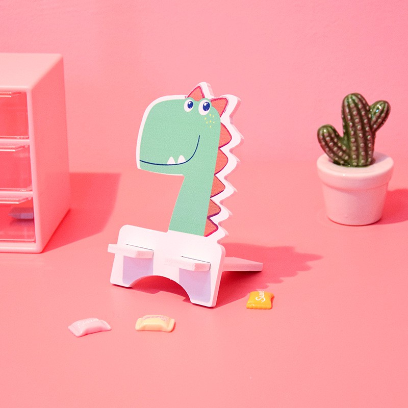 Giá đỡ điện thoại bằng gỗ, Kệ để điện thoại hình thú dễ thương để bàn tiện dụng | BigBuy360 - bigbuy360.vn