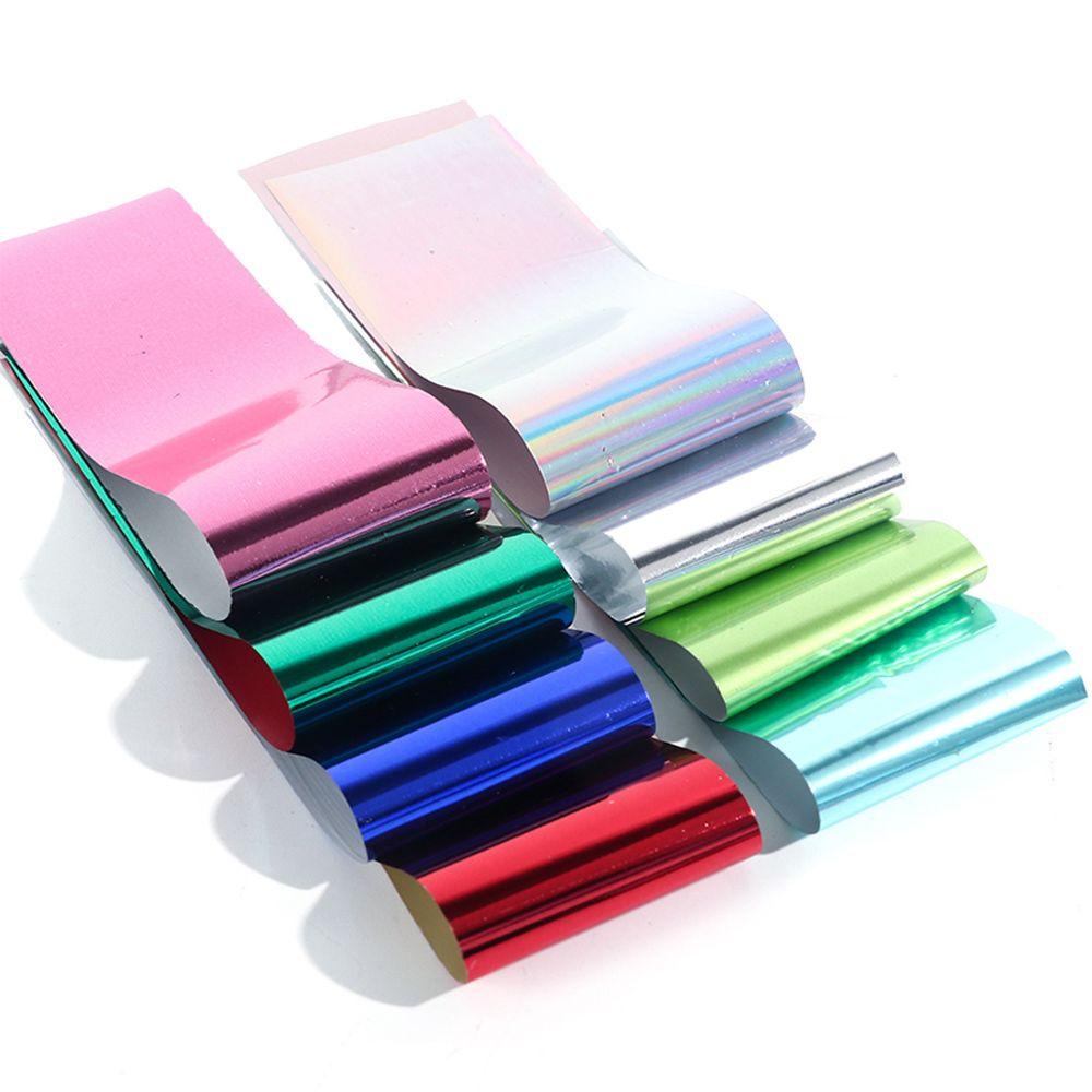 Miếng Dán Trang Trí Móng Tay Màu Sắc Kẹo Ngọt Họa Tiết Da Báo Thời Trang