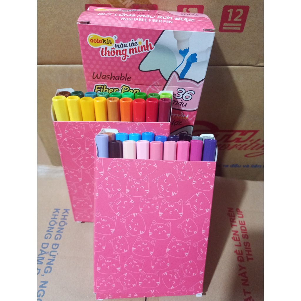 Bút lông màu Fiber Pen rửa được SWM-C006 36 màu