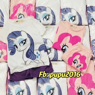 Set 2 bộ cộc Pony HM cho bé gái