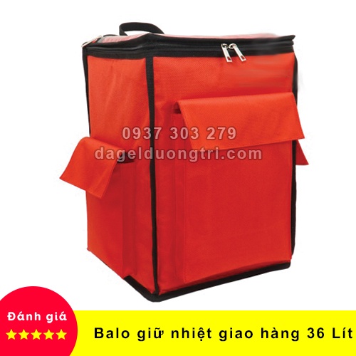 BALO GIỮ NHIỆT GIAO HÀNG 36 LÍT - Kích thước 31cm x 44cm x 27cm