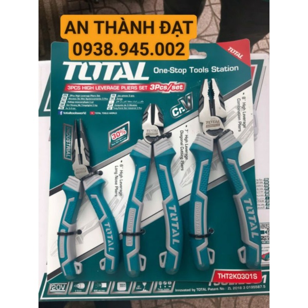 BỘ 3 KỀM RĂNG, CẮT VÀ NHỌN CAO CẤP TOTAL MODEL: THT2K0301S