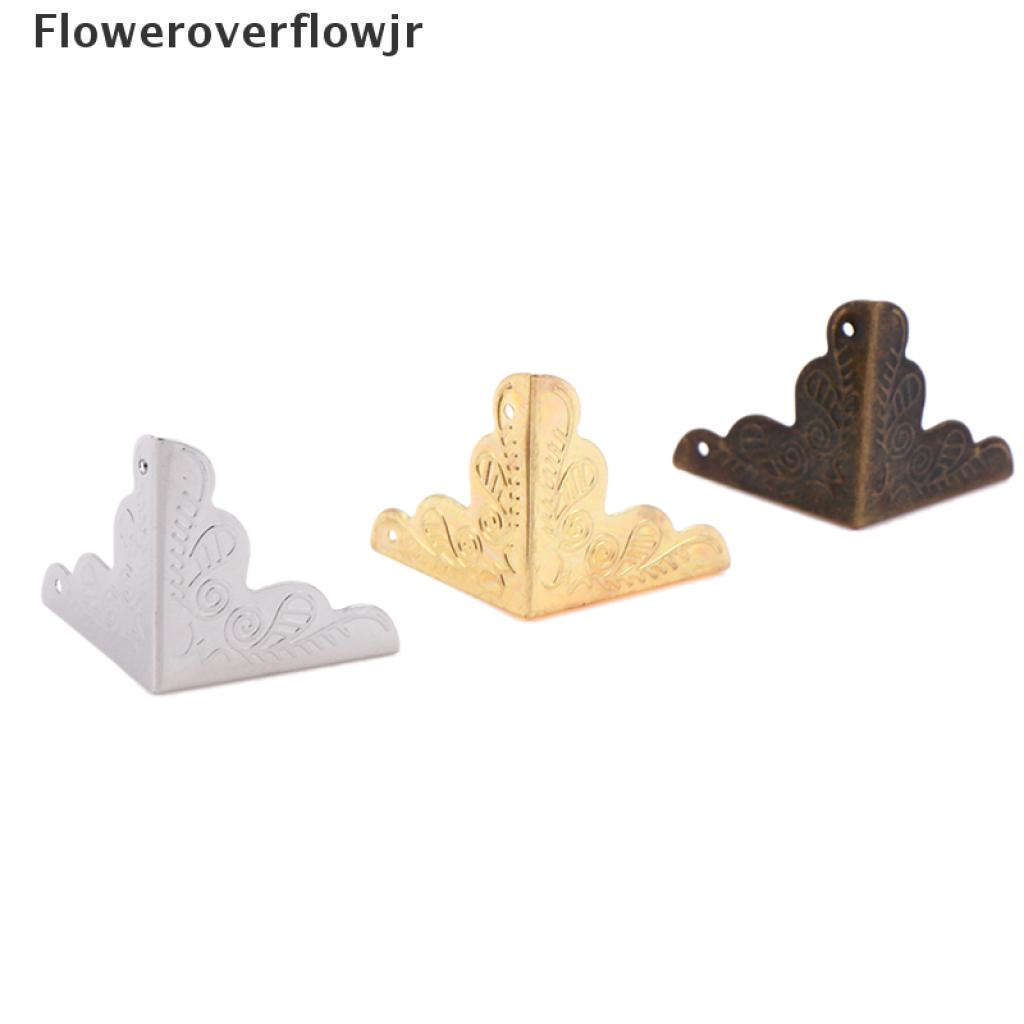 Bộ 10 Miếng Gỗ Bọc Góc Hộp Trang Sức 25x25mm