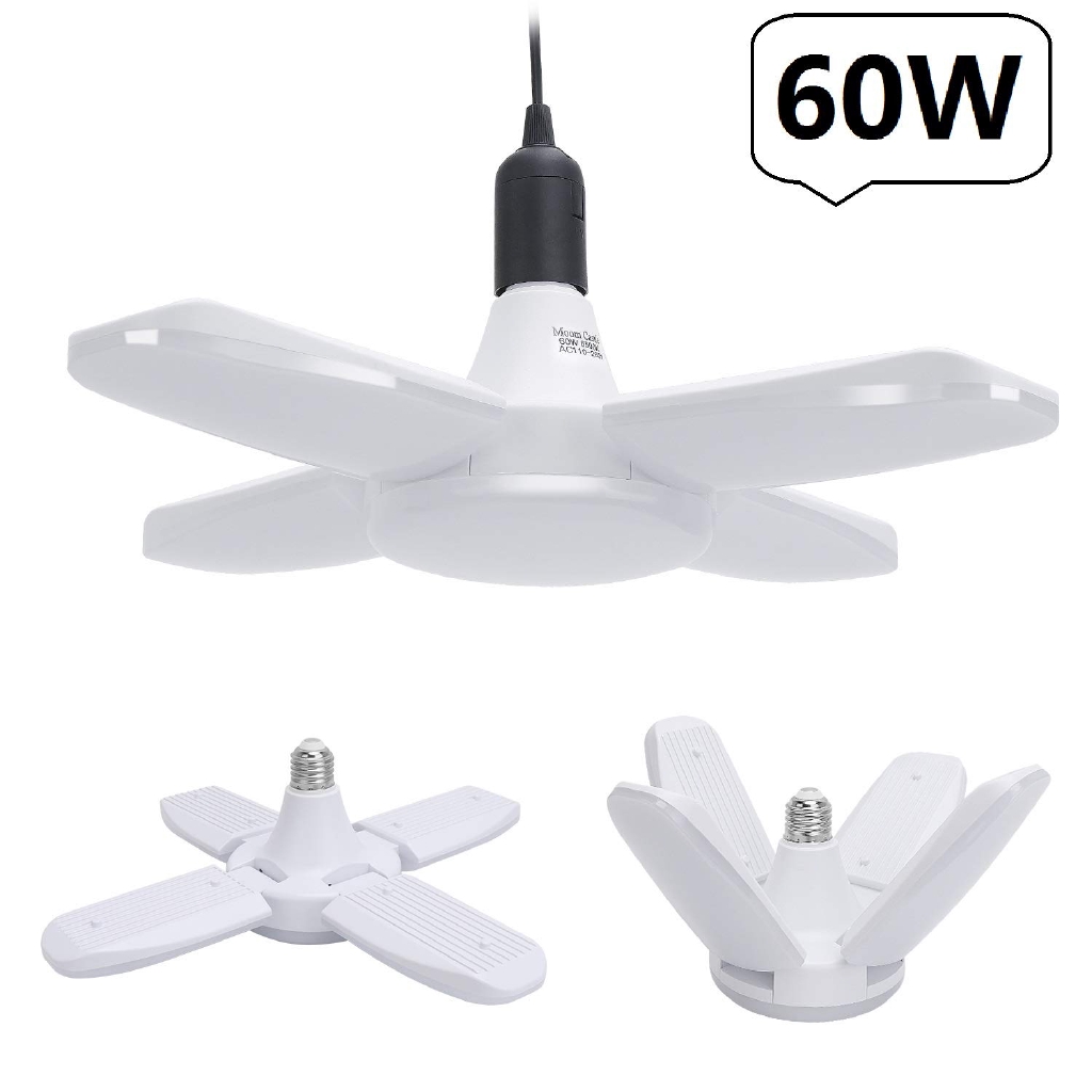 Đèn LED treo trần hình cánh quạt 60W 6000Lumens E27 cho gia đình