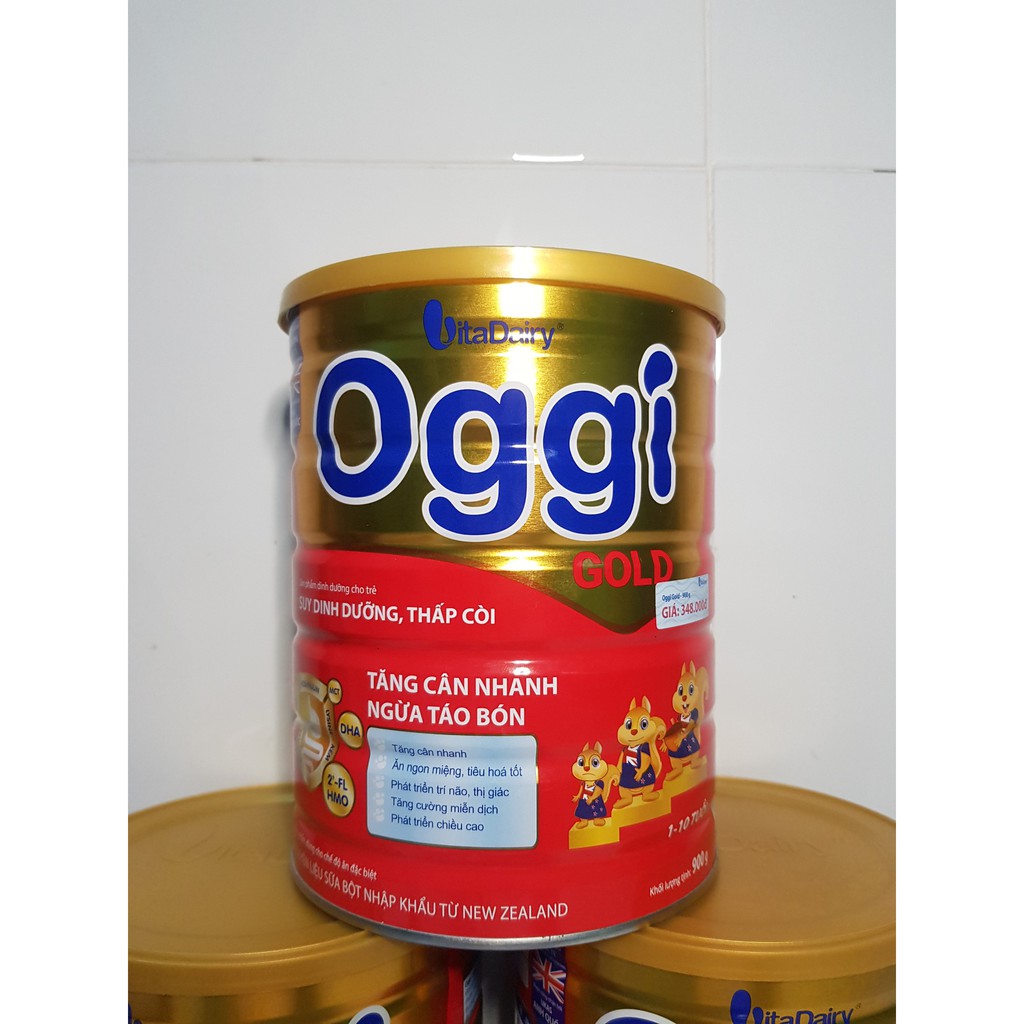 Sữa OGGI Suy dinh dưỡng GOLD 900g - Dành cho bé thiếu cân biếng ăn