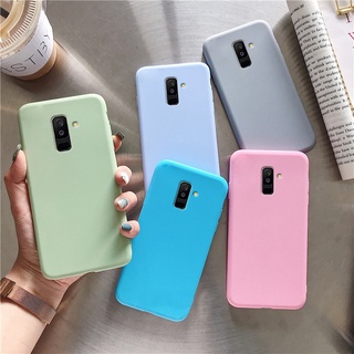 Ốp Lưng TPU Mềm Màu Trơn Siêu Mỏng Cho Samsung J6 Plus 2018 J8