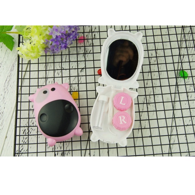 Khay đựng lens con bò - hình siu cute
