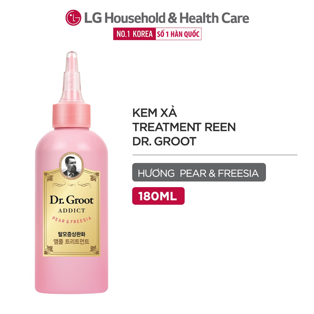 Kem Xả Treatment Reen Dr. Groot Addict Ampoule Hương Pear &amp; Freesia 180ml