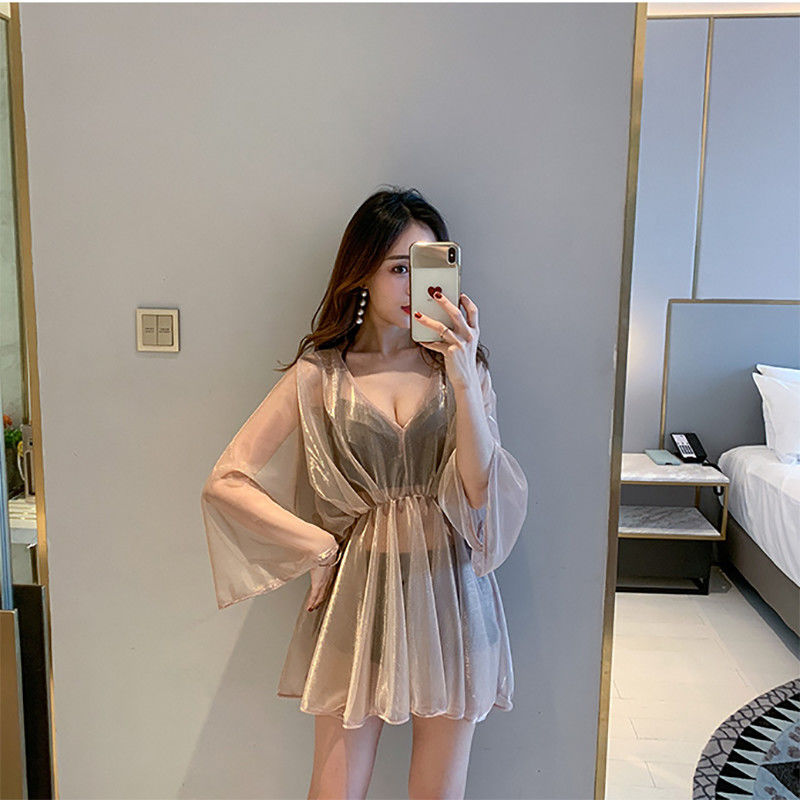 Set Đồ Tắm In Họa Tiết Phong Cách Hàn Quốc Quyến Rũ Dành Cho Nữ | BigBuy360 - bigbuy360.vn