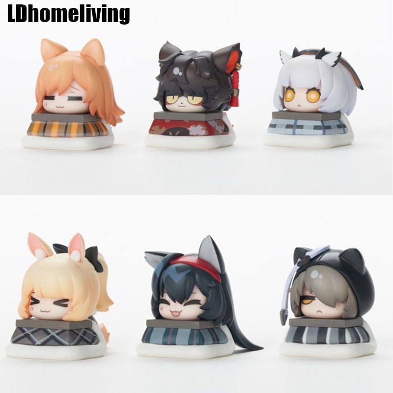 1 Bộ / 6 Mô Hình Nhân Vật Arknights Bằng pvc