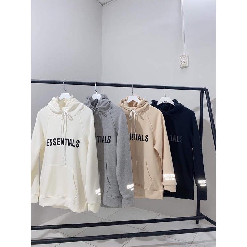 Set bộ ESSENTIALS/ Áo HOODIE ESSENTIALS (Hình ảnh +Video thật 100% Chilif ) Fresship 🖤 | BigBuy360 - bigbuy360.vn
