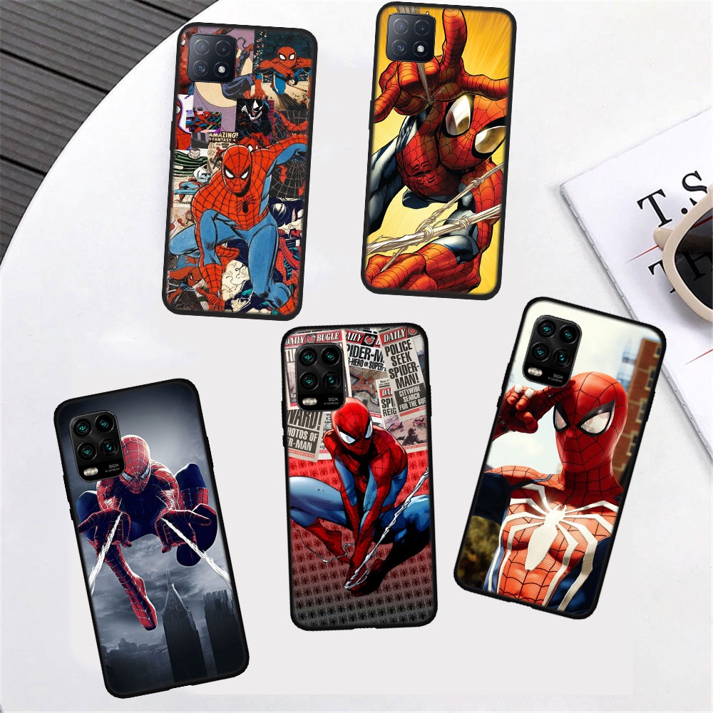 Ốp Điện Thoại Hình Spider-man Marvel Cho Samsung Galaxy S22 Ultra Plus A03 A33 A53 A73 Core CA83