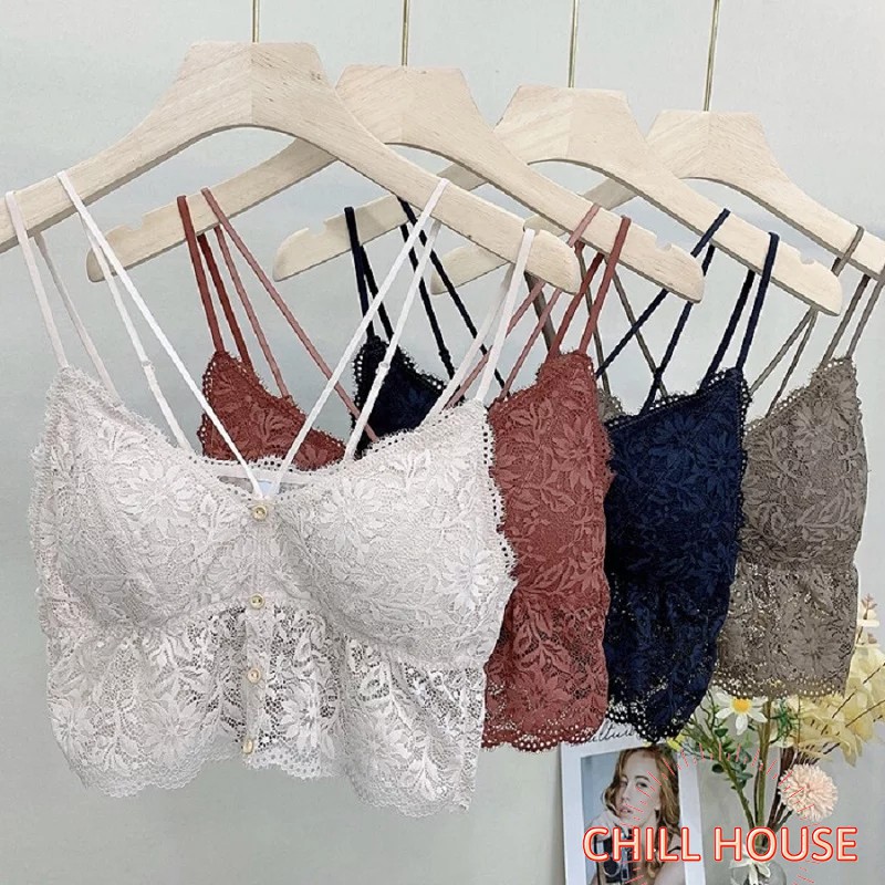 MẪU MỚI-Áo Bra Ren Hoa 4 Khuy Cao Cấp Siêu Sexy B 610 - CHILLHOUSE