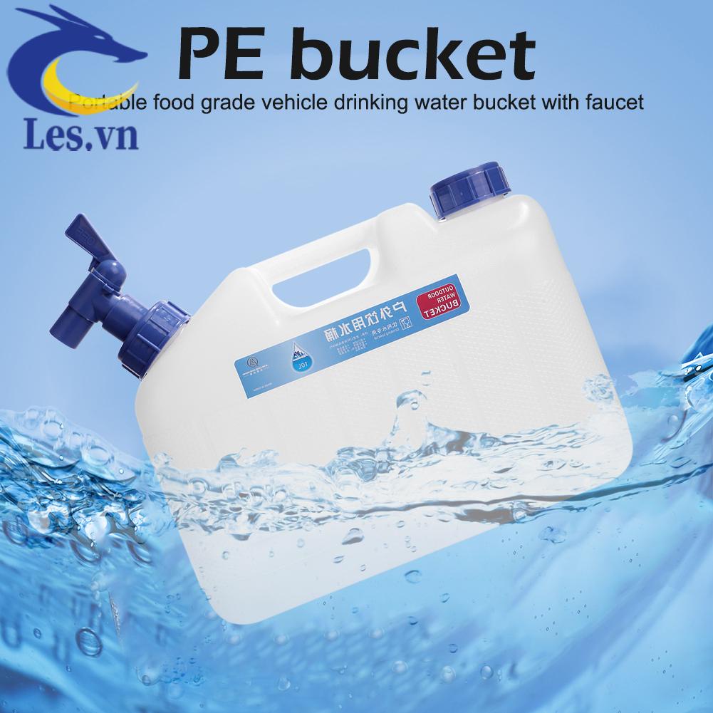 Bình Nước 10L 15L Kèm Vòi Rót + 2 Tay Cầm Cho Cắm Trại