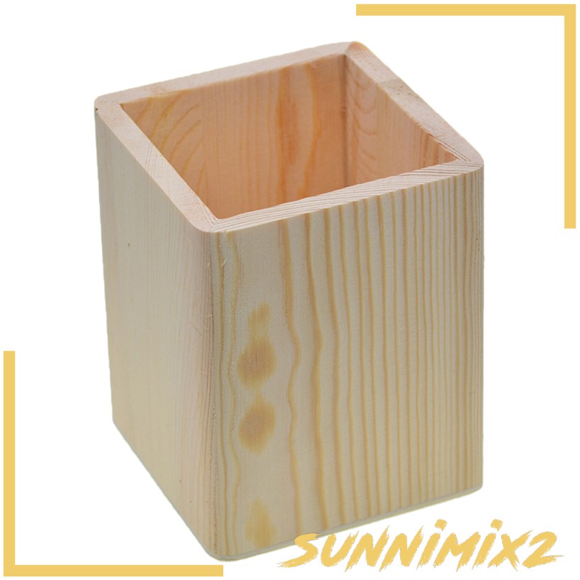 Lọ Đựng Bút Bằng Gỗ DIY Để Bàn Tiện Lợi Sunnimix2
