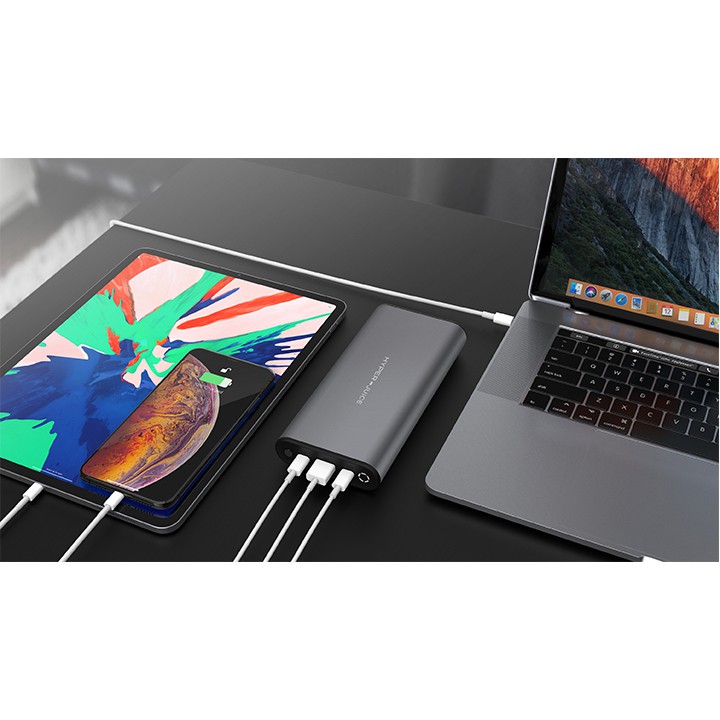 [Cho Macbook, Sử Dụng USB-C] Sạc Dự Phòng HyperJuice 27000 Mah 130W USB-C HJ307 - Follow HIBUCENTER Giảm 5%