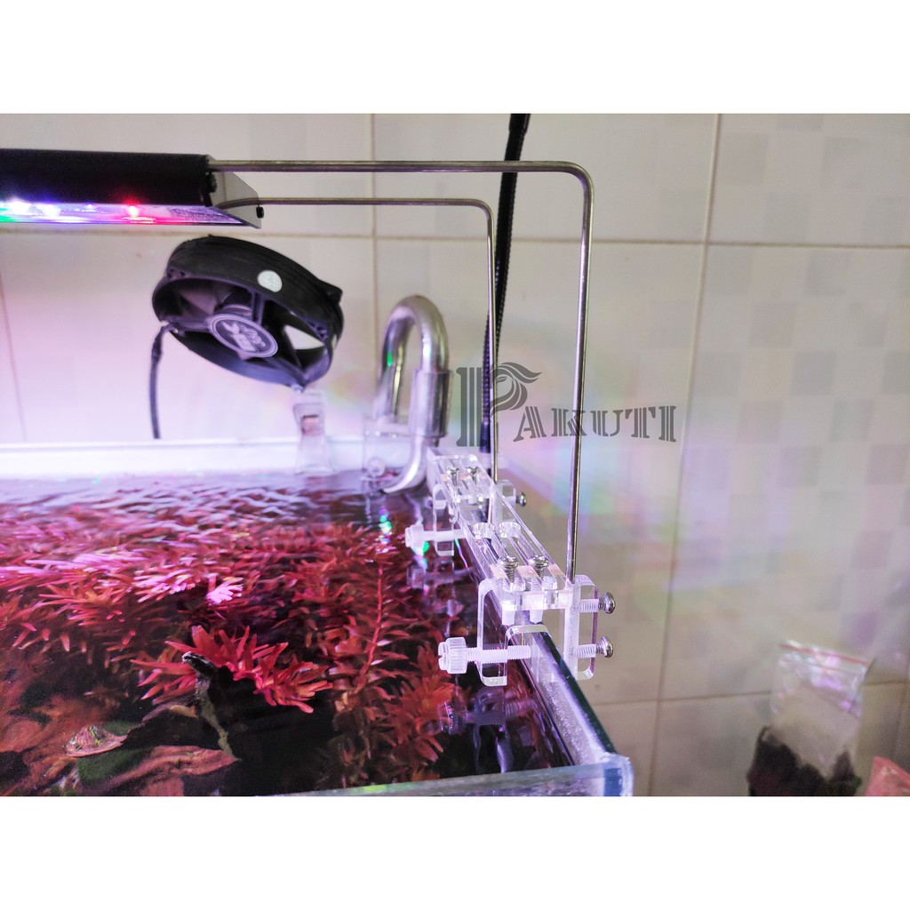 Chân đèn đa năng inox 304 mica thủy sinh tăng giảm chiều cao chiều dài