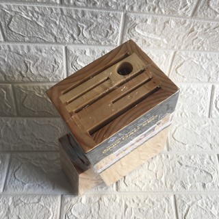 Kệ đựng bộ dao . 100% Gỗ thông thiên nhiên  1 bộ dao (6 món) + Kéo