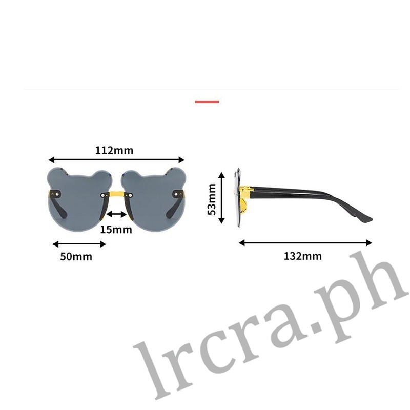 Lycra Kính Mát Chống Tia uv400 Hình Tai Gấu Đáng Yêu Cho Bé