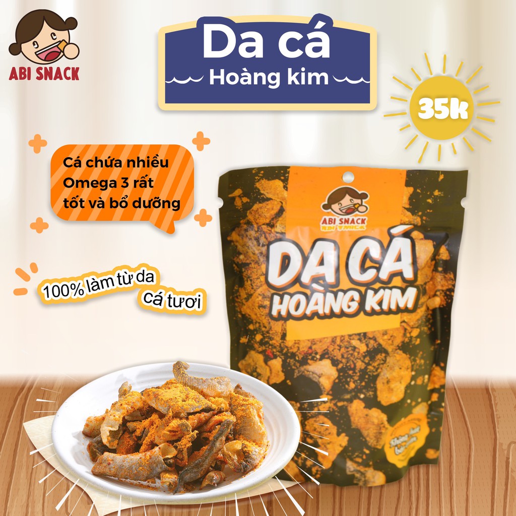 Combo 4 món bánh tráng Abi giòn ngon gồm da heo - da cá - cơm cháy - khô gà