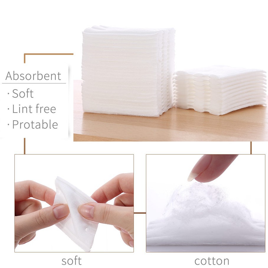 BÔNG TẨY TRANG 3 LỚP COTTON PADS 222 MIẾNG SIÊU TO SIÊU TIẾT KIỆM