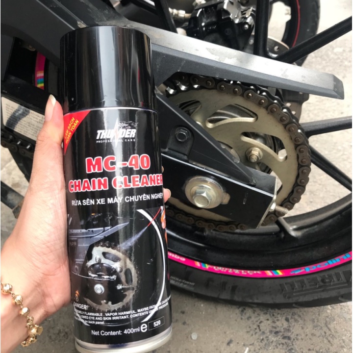 Rửa sên vệ sinh sên thunder MC40 400ml