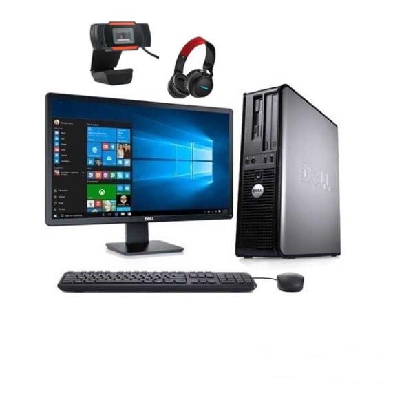 Bộ máy tính học online có webcam, tai phone giá rẻ, case máy tính giá rẻ