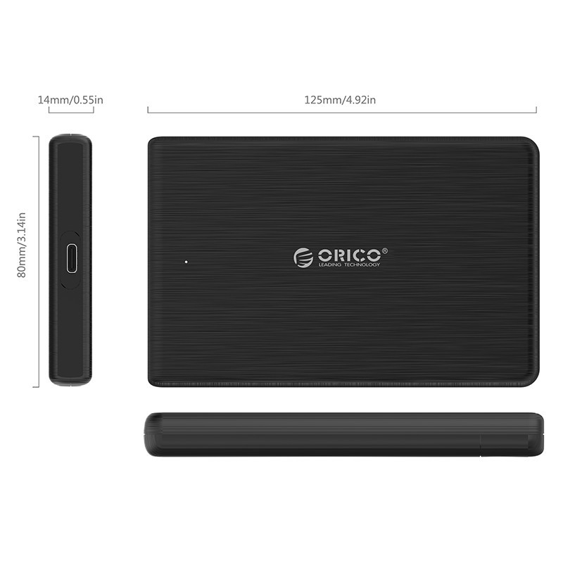 Ổ Cứng Orico 2189c3 2.5 Inch Đen | BigBuy360 - bigbuy360.vn