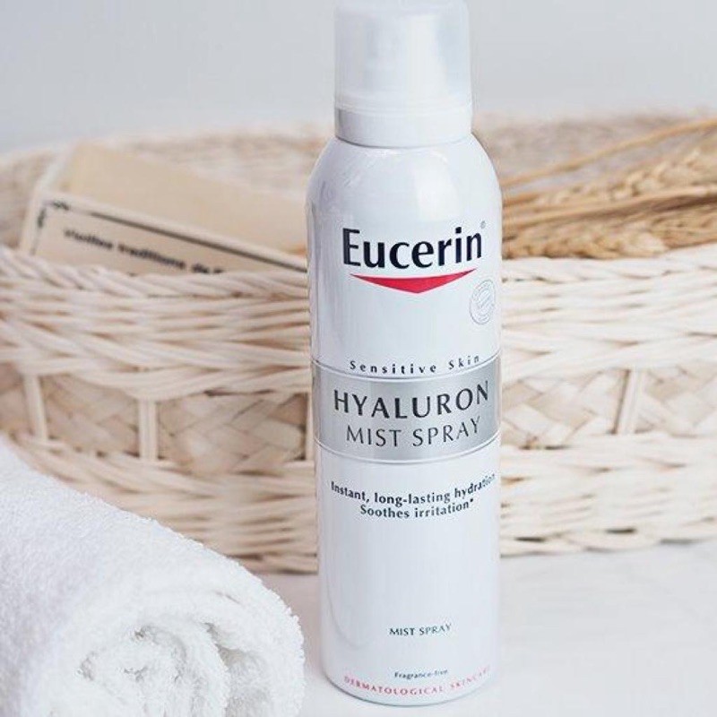 Xịt Dưỡng Ẩm Eucerin Hyaluron Mist Spray Sensitive Skin Dành Cho Da Nhạy Cảm 150ml ( mẫu mới)