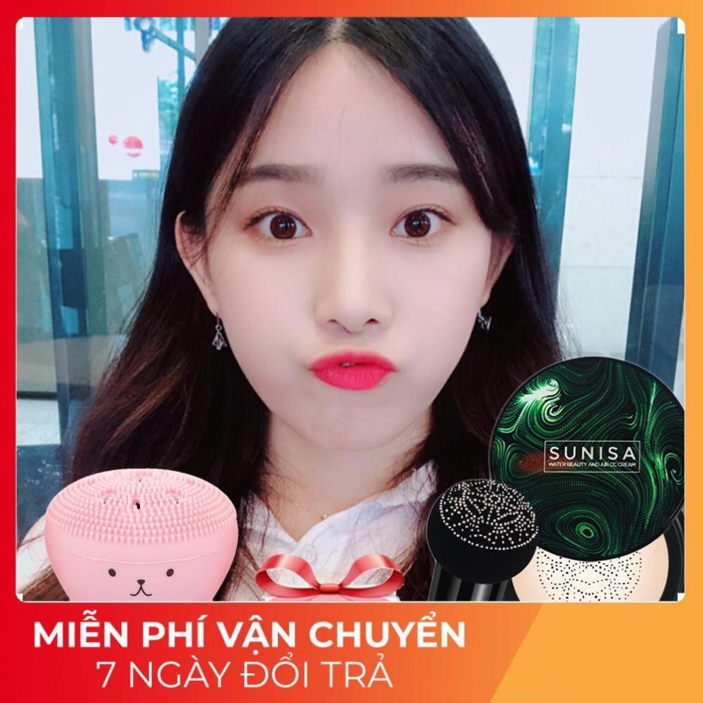 [FREESHIP] Phấn Sunisa phấn nước BB Cream Air Cushion cho màu tự nhiên và làm sáng màu kèm mút trang điểm