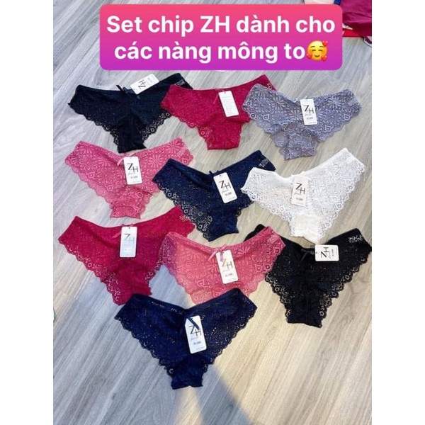 Set quần lót Zh lọt khe mẫu nơ mới về (10 cái)
