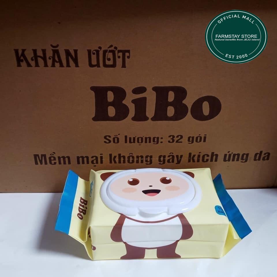 KHĂN ƯỚT KHÔNG MÙI BIBO