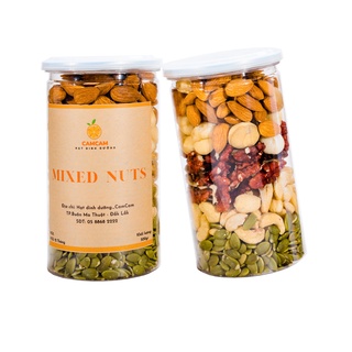 Hạt Dinh Dưỡng Mix 5 Siêu Hạt gồm óc chó đỏ, điều, macca, hạnh nhân, bí xanh 500Gram