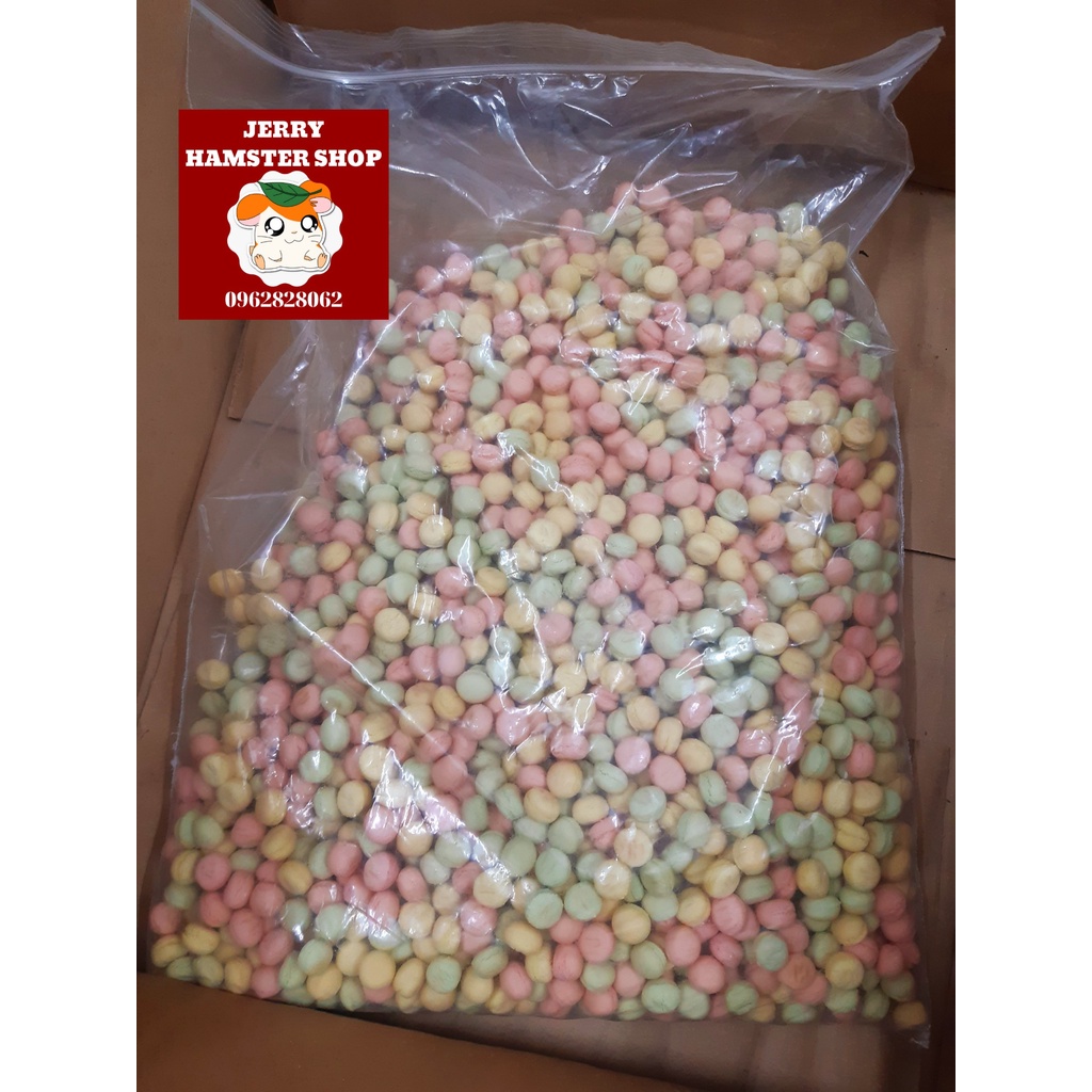 [Bán Buôn]Bánh bột sữa 500g cho hamster và thú cưng
