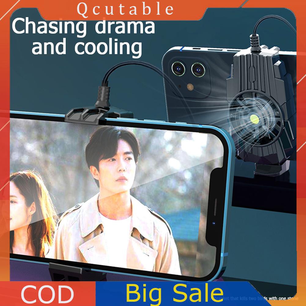 Quạt tản nhiệt cho điện thoại cổng USB nhỏ gọn tiện dụng để chơi game PUBG trên điện