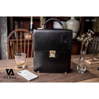 Cặp da đứng Công sở Cao cấp MontBlanc 1001