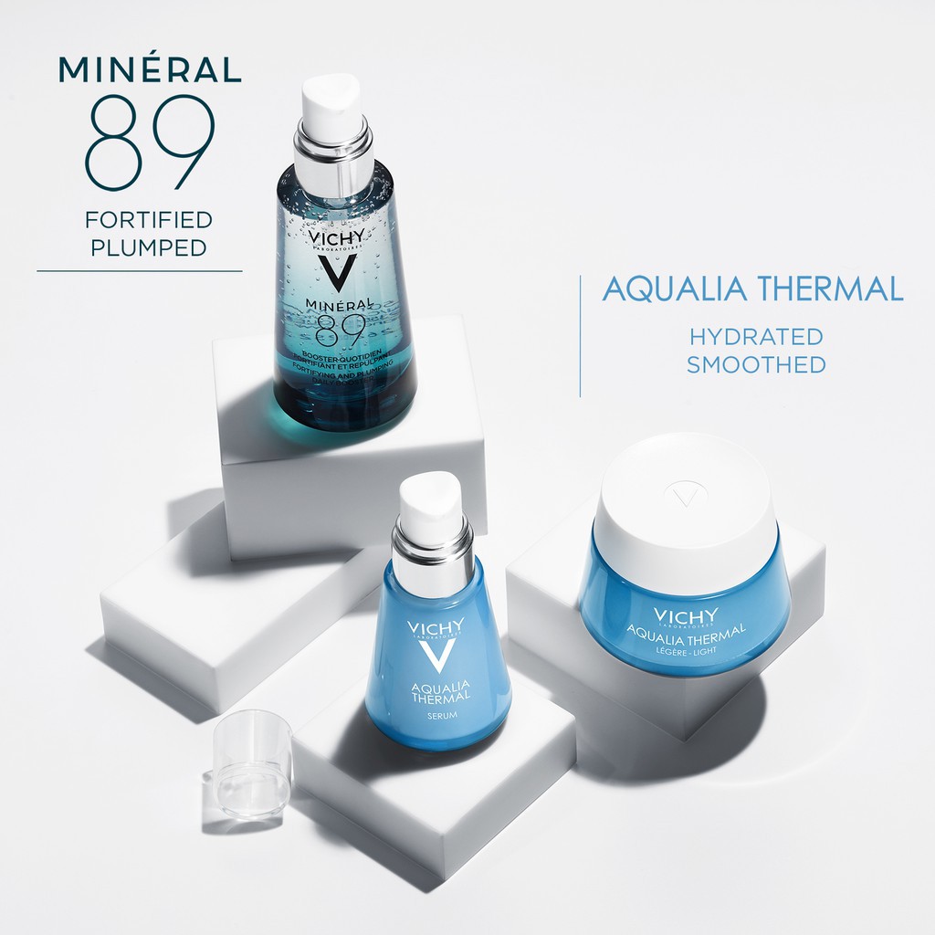 Serum Vichy Mineral 89 Dưỡng Chất Cô Đặc Giàu Khoáng Mineral 89 10ml Giúp Da Căng Mượt, Sáng Mịn