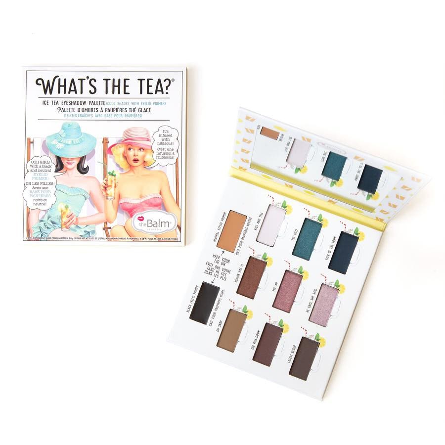 BẢNG PHẤN MẮT THE BALM WHAT THE TEA HOT TEA EYESHADOW PALETTE CHÍNH HÃNG - 5469