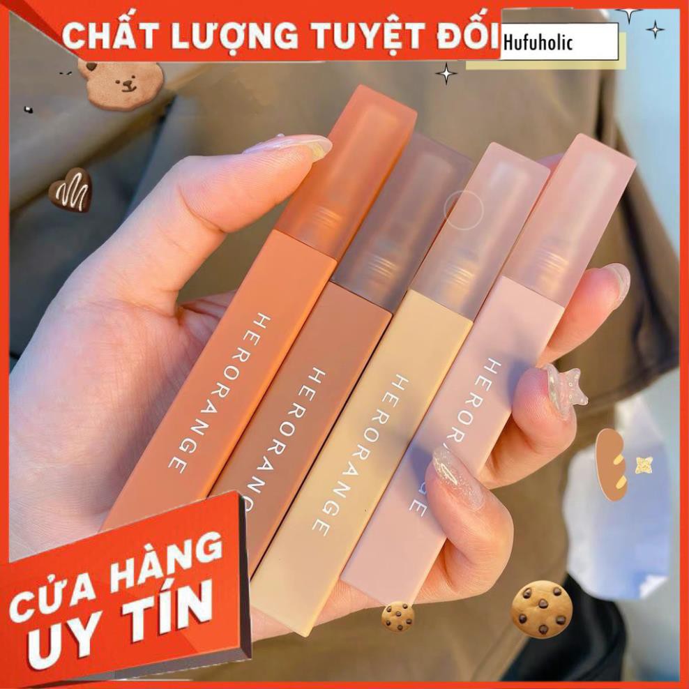 Son kem vỏ cam HERORANGE mịn lì mềm môi căng mọng Nude Colordiary siêu hot trend HERO13