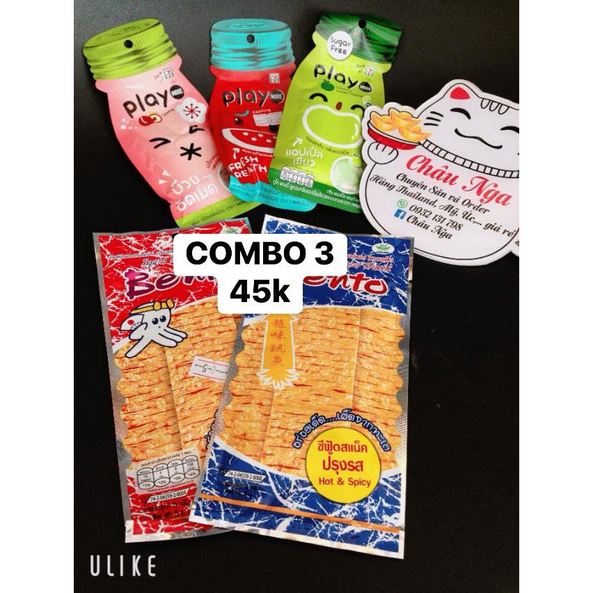 COMBO BÁNH KẸO THÁI LAN - 45K