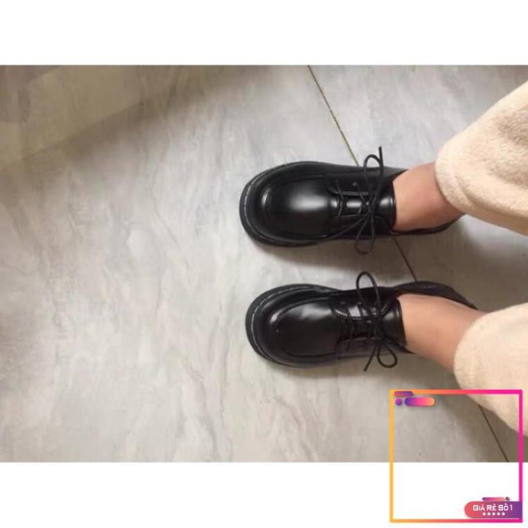 |HÌNH THẬT - HÀNG LOẠI 1| Giày nữ/ Giày oxford da trơn buộc dây đế bằng cao 3cm (4 ảnh cuối hình thật) -v01 | BigBuy360 - bigbuy360.vn