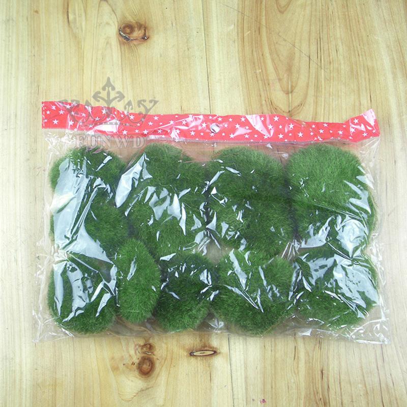 Bộ 8/10 đá rêu dùng trang trí vườn nhà sáng tạo và độc đáo