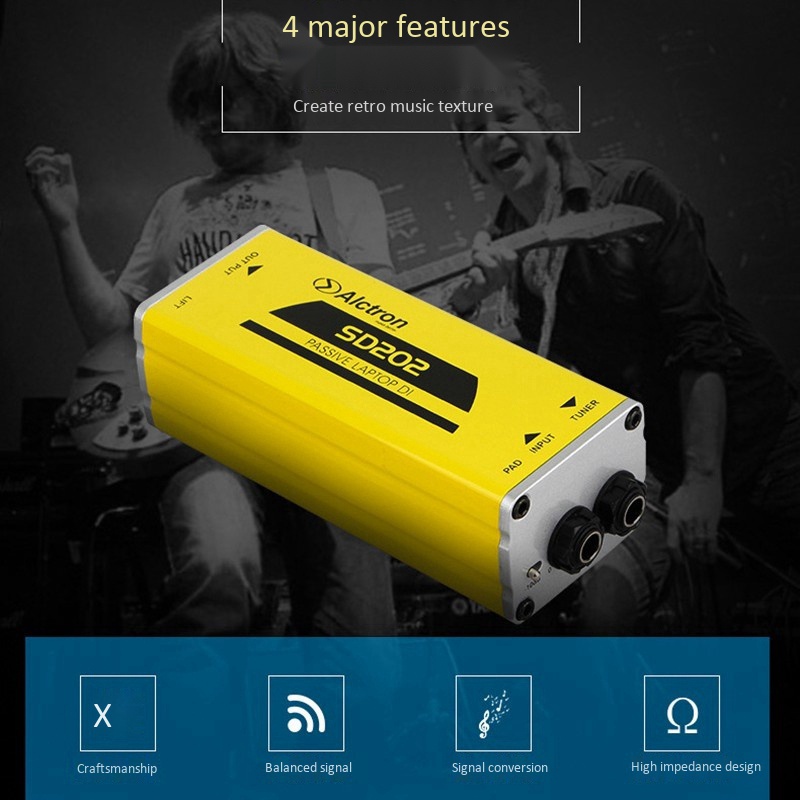 Hộp DI Động Alctron SD202 Cho Đàn Guitar Điện