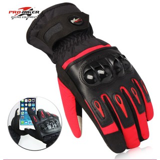 Găng tay phượt probike đi mưa chống nước chống thấm cảm ứng bao tay